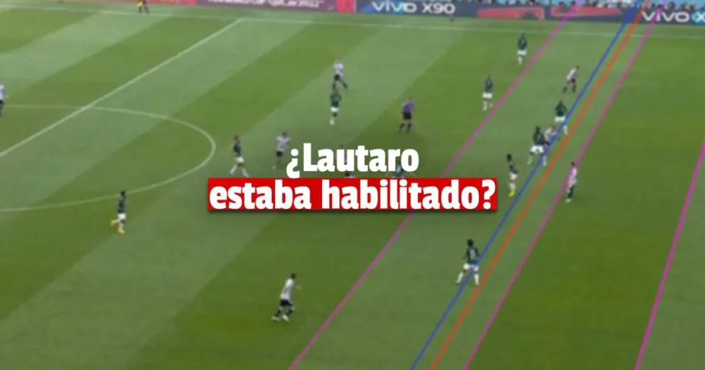 Polémica: ¿hubo error del VAR en el gol anulado a Lautaro Martínez?