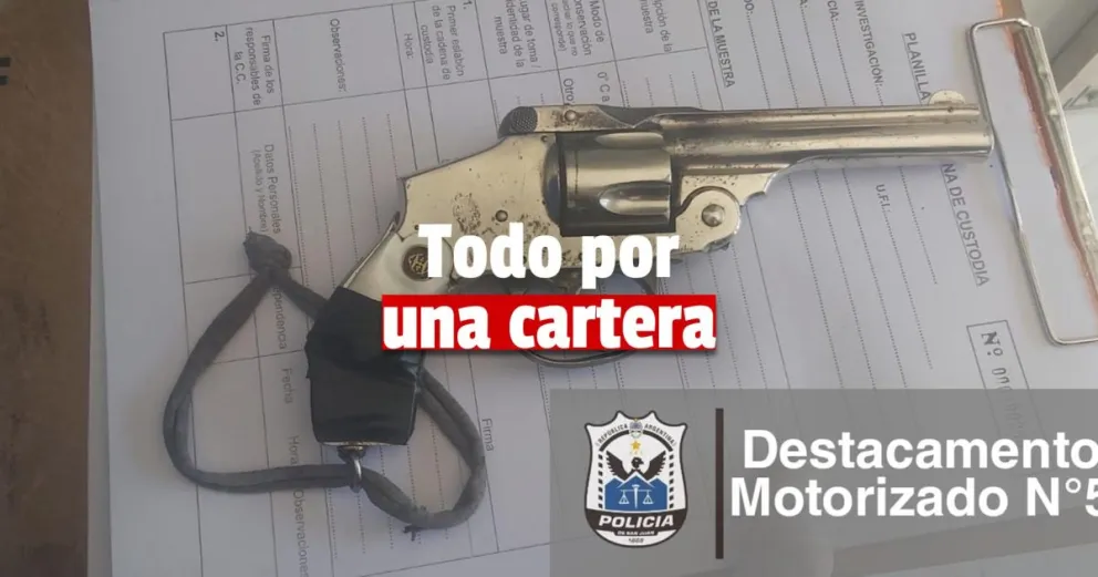 Chimbas: detienen a tres menores que armados le robaron a una mujer 
