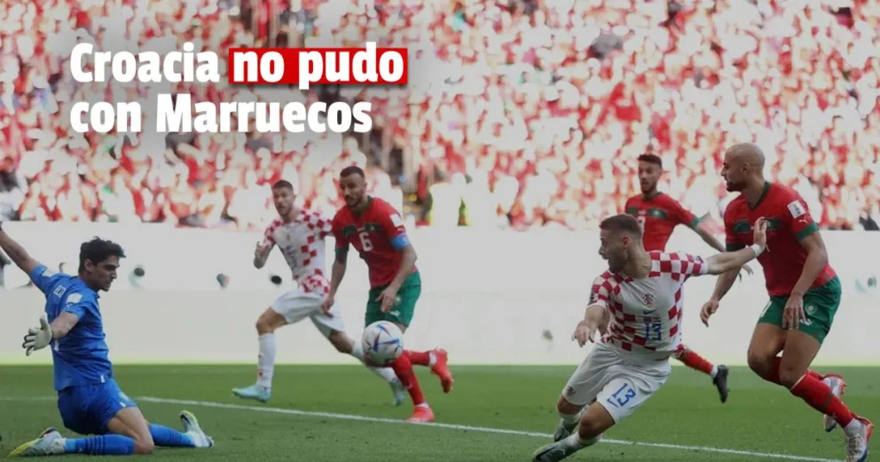Croacia y Marruecos empataron en un aburrido 0-0