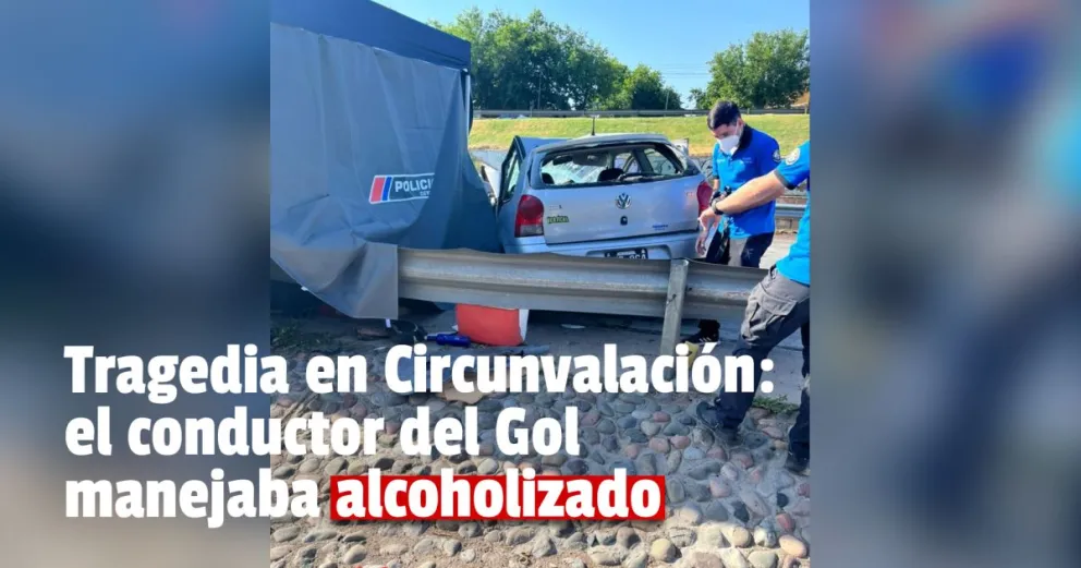 Choque fatal en Circunvalación: confirmaron que el conductor fallecido estaba ebrio
