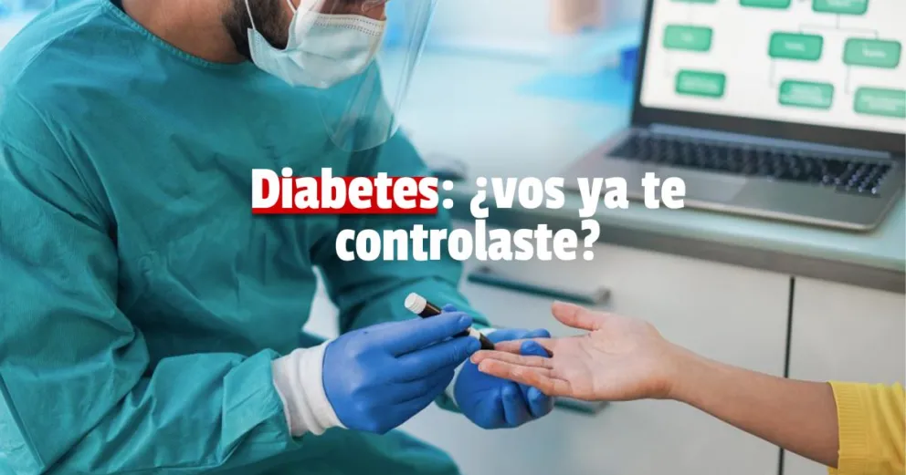 Diabetes:  1 de cada 10 adultos mayores de 18 años en Argentina tiene y no lo sabe
