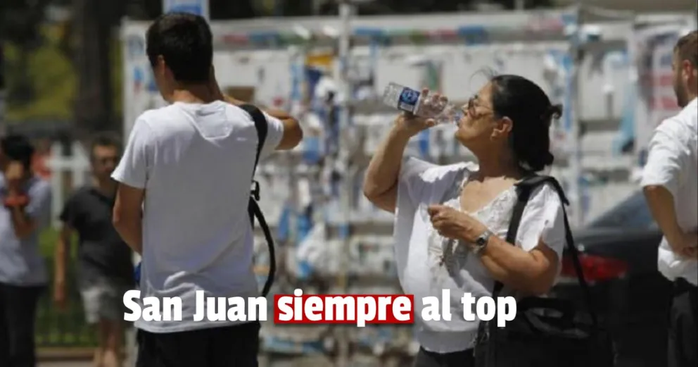 Clima: San Juan llegó a los 40ºC y no fue la provincia más calurosa del país