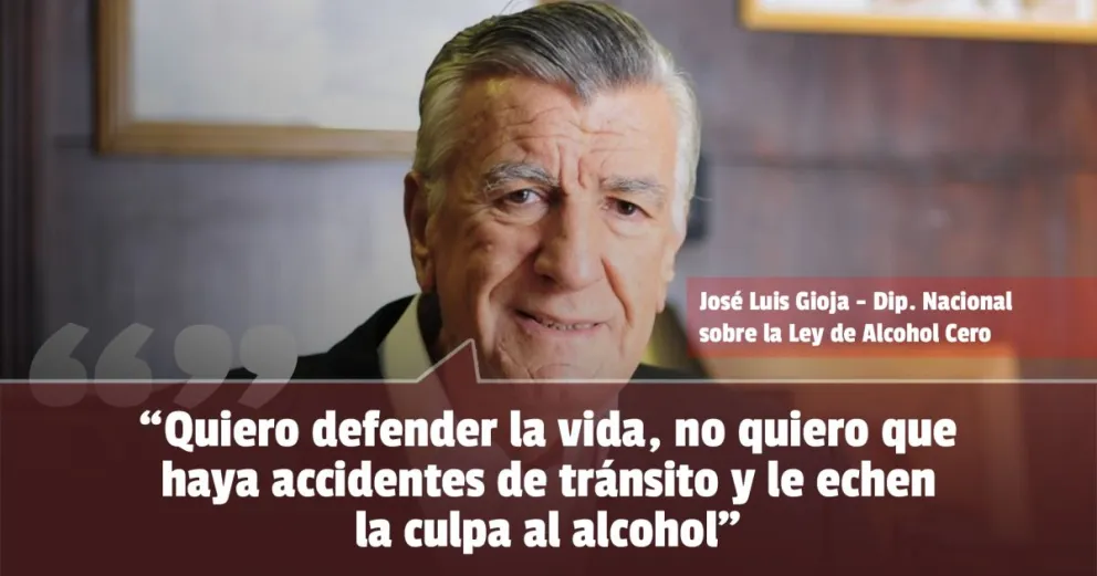 Ley de tolerancia cero para el alcohol: Gioja fue el único que votó en contra 