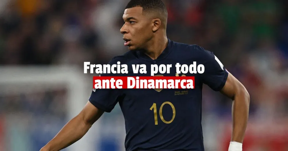 Francia va por el primero ante Dinamarca 