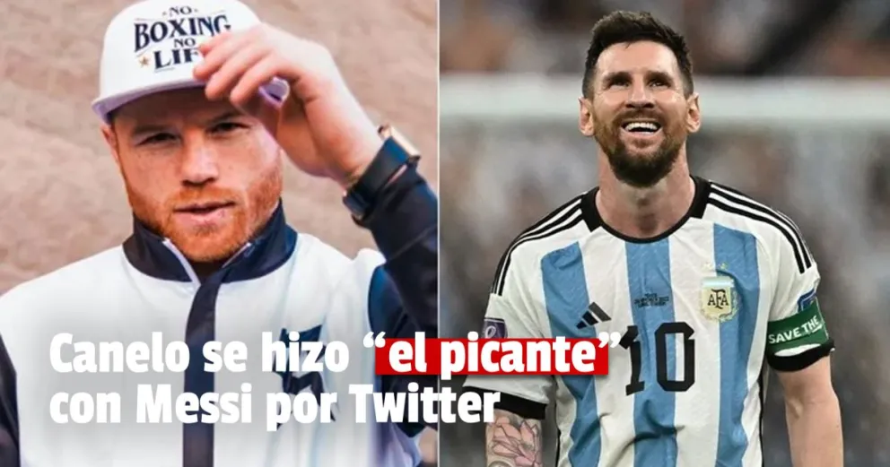 Canelo Álvarez furioso con Leo Messi por un video viral