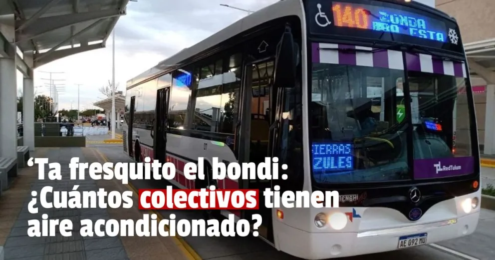 Ola de calor: únicamente el 50% de los colectivos cuenta con aire acondicionado 