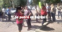 Los vecinos de Barreal se reunieron para manifestar maltrato en el Hospital 