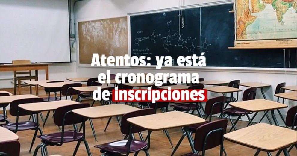 Cronograma de inscripciones confirmado para los diversos niveles educativos