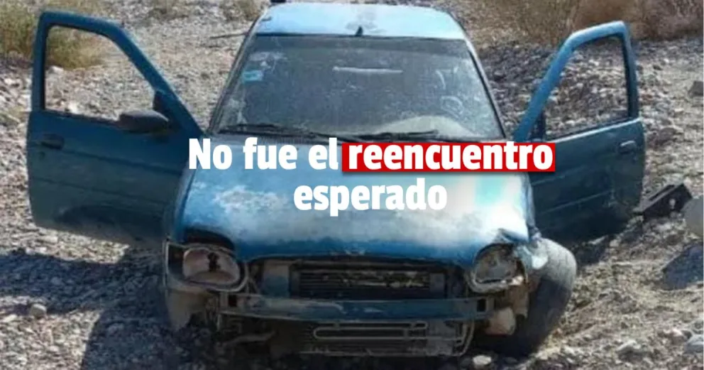 Pocito: le habían robado el auto el sábado y hoy apareció en una ripiera desmantelado