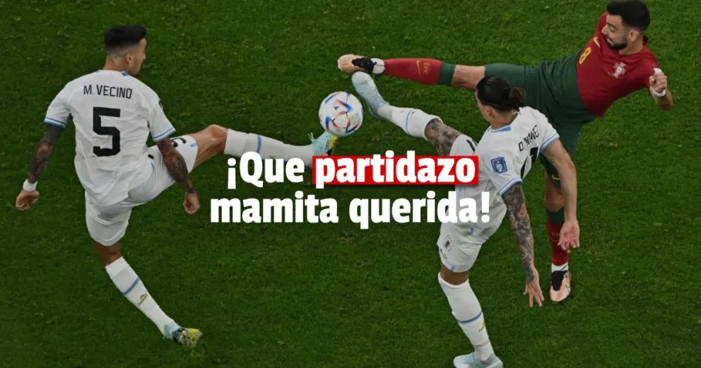 Portugal presiona y Uruguay se refugia en un partidazo 