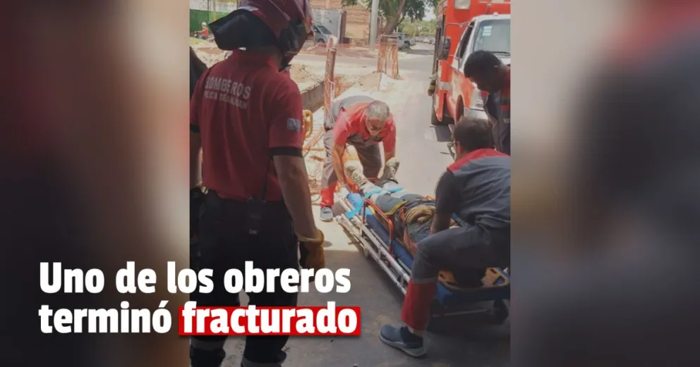 Mirá las imágenes del derrumbe en Santa Lucía 