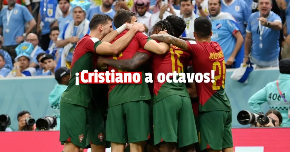 Portugal le ganó a Uruguay y avanzó a octavos de final