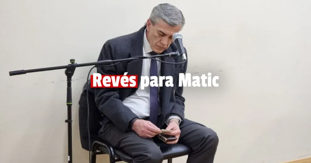 Rechazaron el pedido de sobreseimiento a Mario Matic 