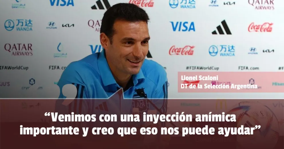 Scaloni ajusta los últimos detalles para la "final" con Polonia 