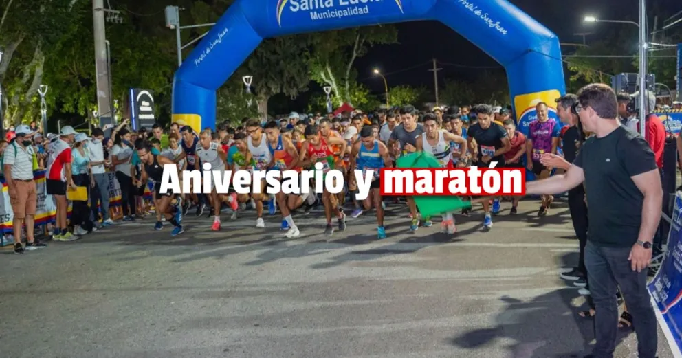 Santa Lucía cumple 153 años y lo festeja con una Maratón Nocturna 