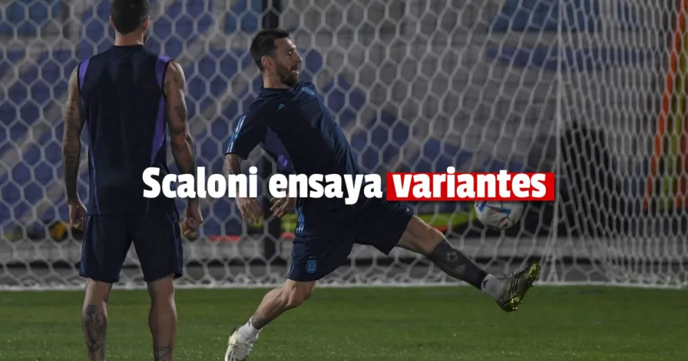 Scaloni define el equipo de la Selección Argentina para jugarse a todo o nada contra Polonia