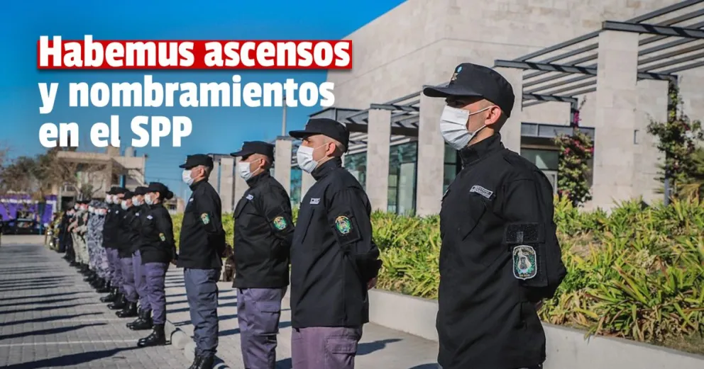 Se vienen nuevos ascensos y nombramientos en el Servicio Penitenciario Provincial