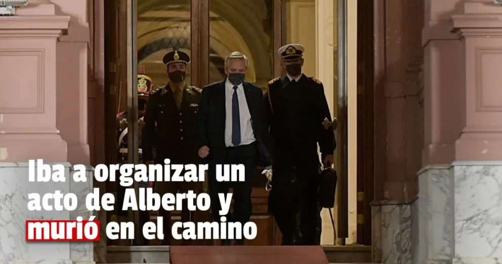 Murió una custodia de Alberto Fernández que viajaba a preparar un acto presidencial
