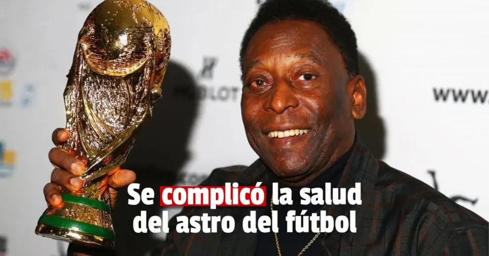 Pelé fue internado por problemas de salud 