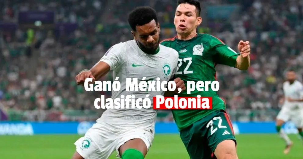 México le ganó a Arabia Saudita pero no le alcanzó para clasificar