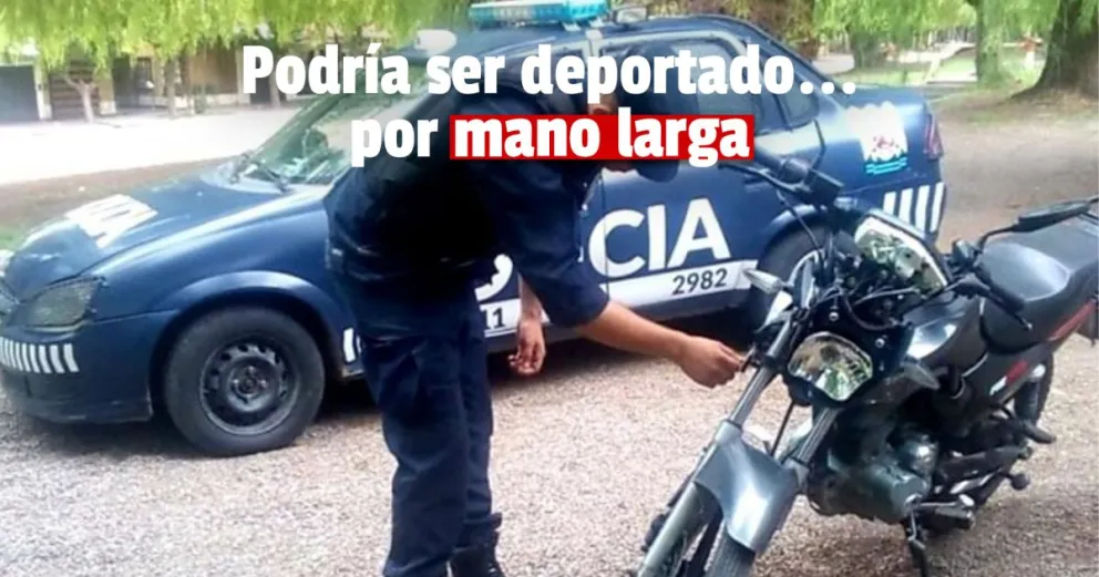 Un colombiano había intentado robar una moto, ahora podría ser deportado