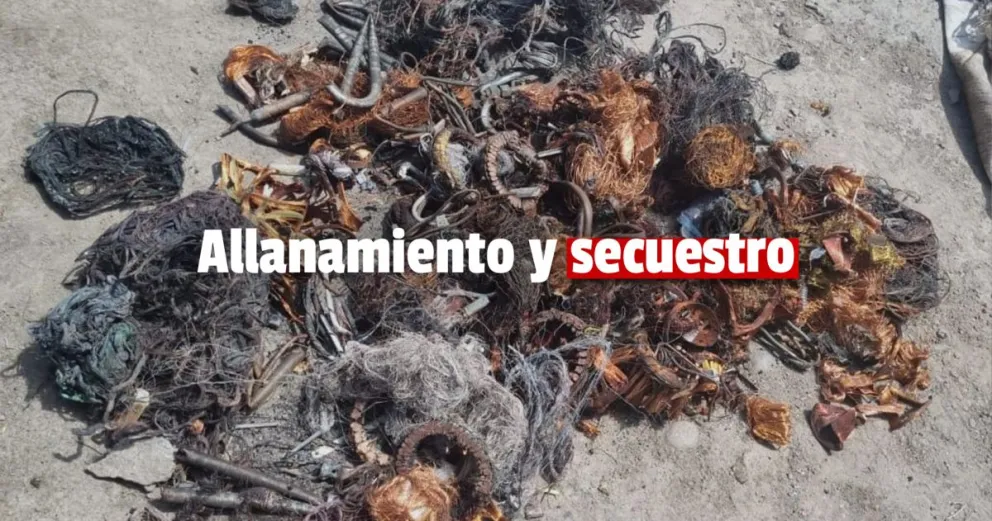 Rawson: secuestran cobre y bronce de una recuperadora ilegal 