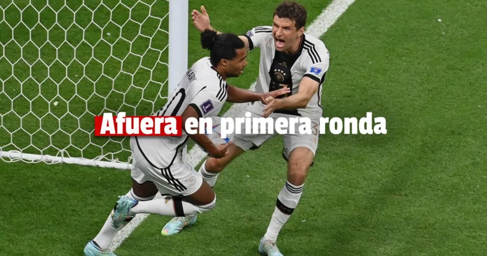 Alemania se quedó afuera del Mundial en primera ronda por segunda vez consecutiva