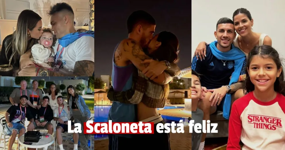 Abrazos, sonrisas y besos: los jugadores de la Selección recibieron a sus familiares en la concentración