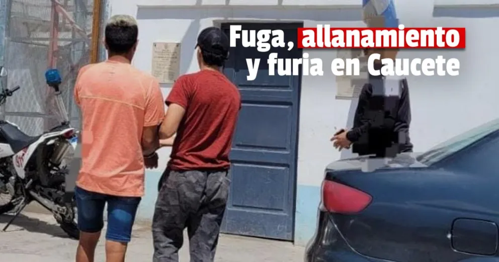 Se escapó del Penal, lo fueron a detener y su pareja agredió a la Policía
