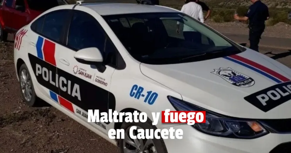Se incendió una vivienda en Caucete 