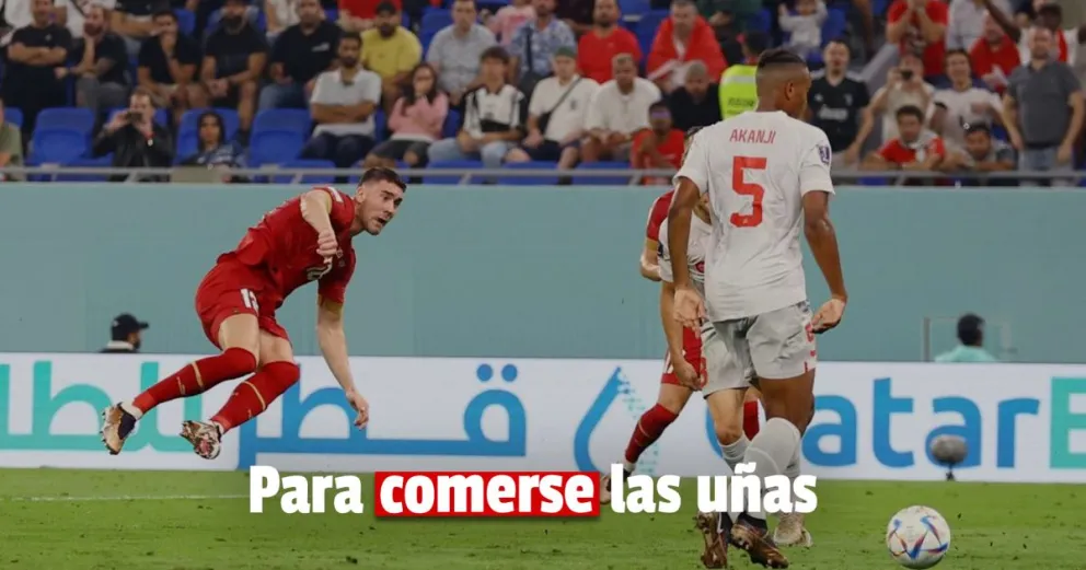 Los suizos ganan 3-2 y están clasificando a octavos del Mundial Qatar 2022