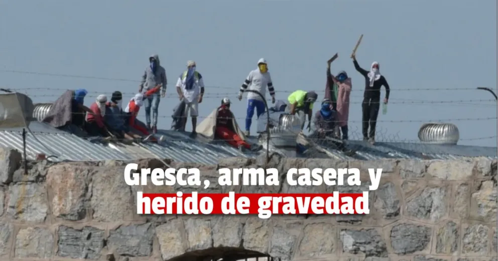 Penal de chimbas: Pelea de reos terminó con un herido de arma blanca