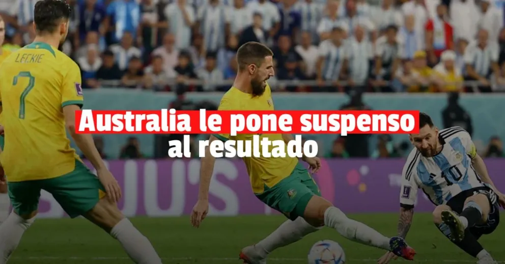 Australia descontó y puso el 2-1 