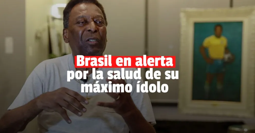 Preocupación en Brasil por la salud de Pelé 