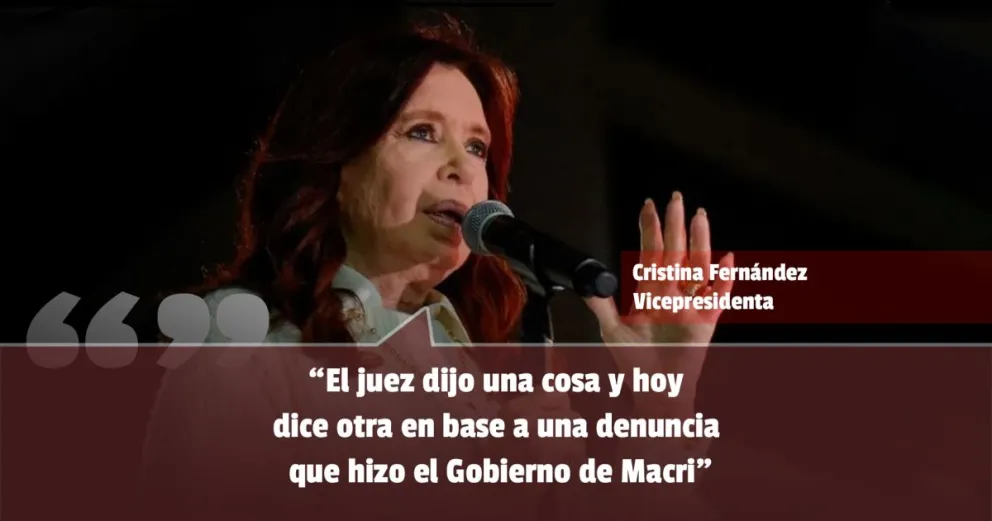 Cristina apuntó contra el juez de la causa Vialidad 