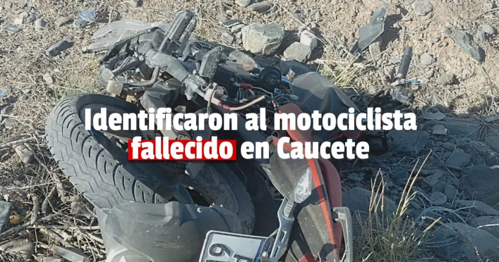 Se conoció la identidad del motociclista fallecido en Caucete 