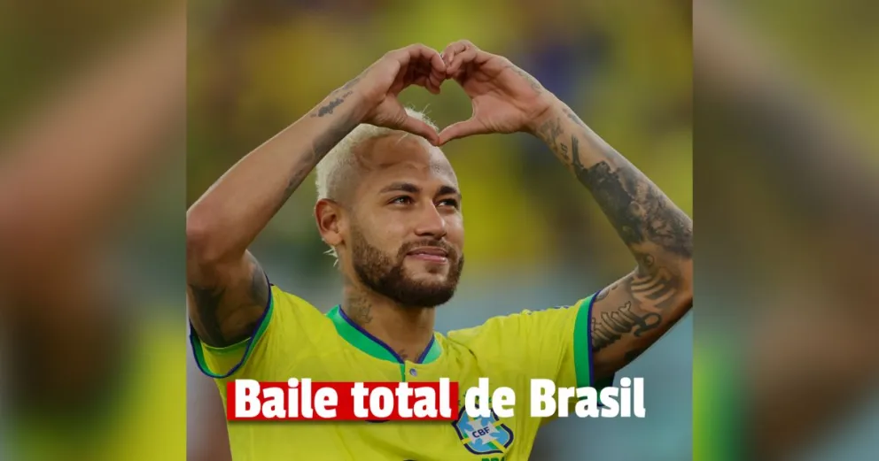 Brasil aplastó 4-1 a Corea del Sur y jugará ante Croacia los cuartos