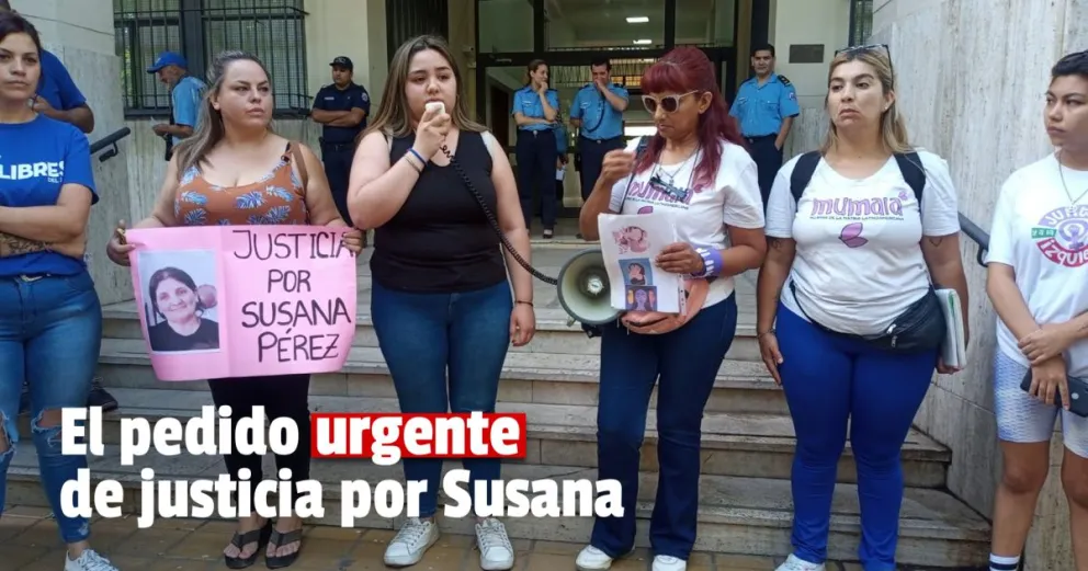 Familiares de Susana Pérez pidieron por justicia en Tribunales 