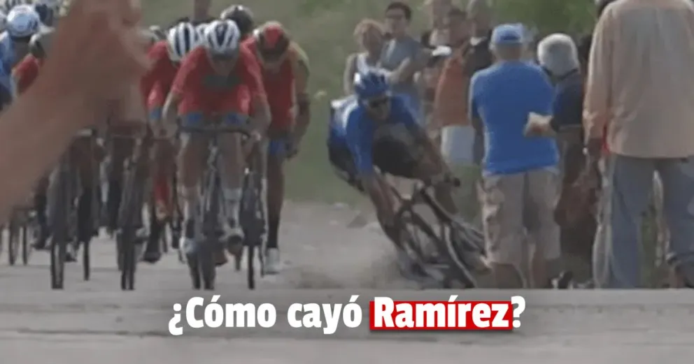 Se viralizó un video que muestra como cayó Alan Ramírez 