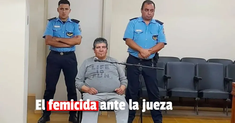 Crímen en Pocito: el femicida, cara a cara con la jueza
