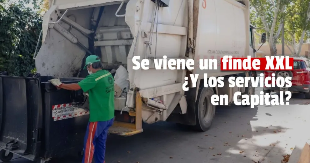 Así funcionarán los servicios en Capital durante el finde extra largo 