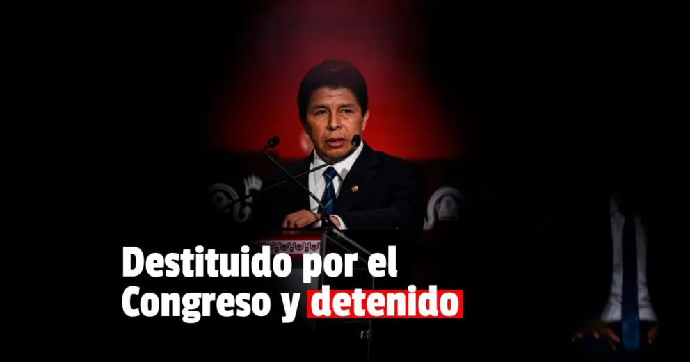 Pedro Castillo fue detenido y trasladado a la sede de la Prefectura tras autogolpe