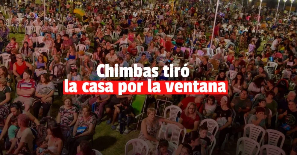Más de 20.000 personas festejaron los 109 años de Chimbas