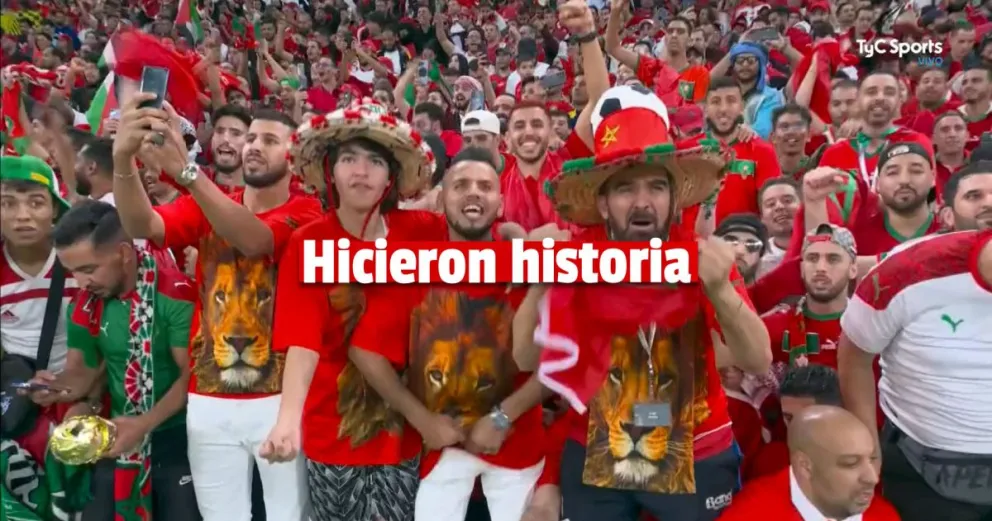 Marruecos por primera vez se mete en las semifinales