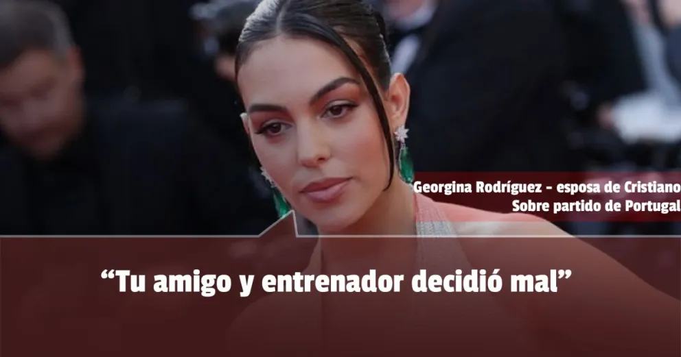 La esposa de Cristiano Ronaldo se enojó con el DT de Portugal 