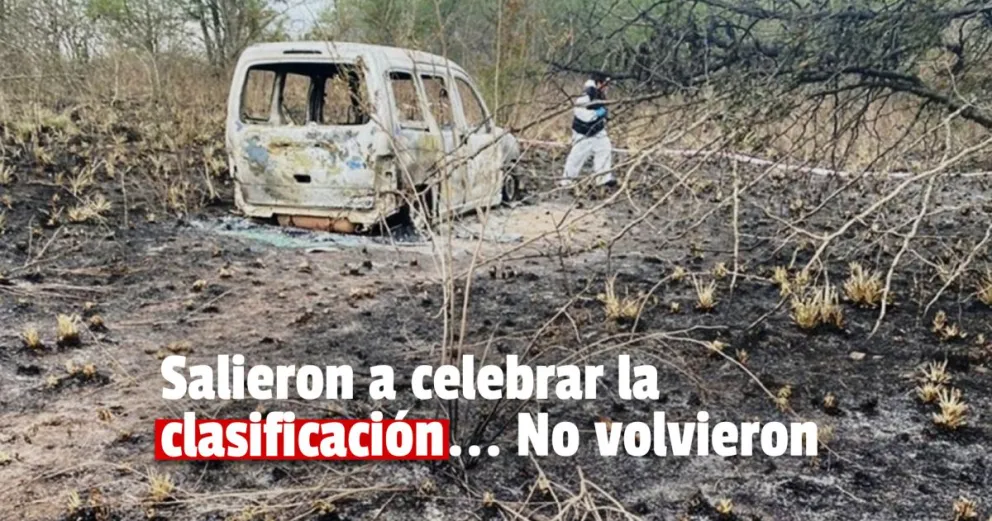 Hallaron dos cuerpos carbonizados en una camioneta
