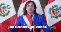 Perú podría adelantar las elecciones para abril del 2024