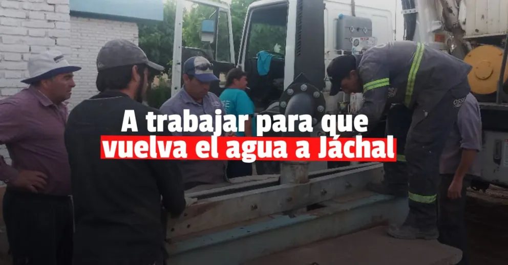 Arrancaron los trabajos de recambio de la bomba de agua potable en Villa Mercedes
