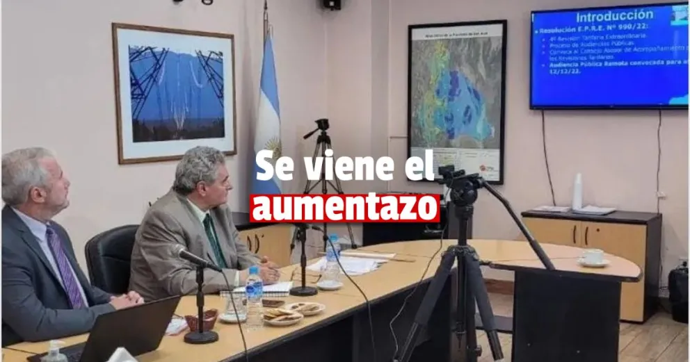 Las boletas de luz podrían aumentar un 27% para el año próximo 