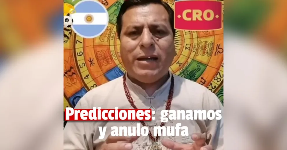 Un famoso vidente de TikTok predijo el resultado del partido de Argentina vs. Croacia 